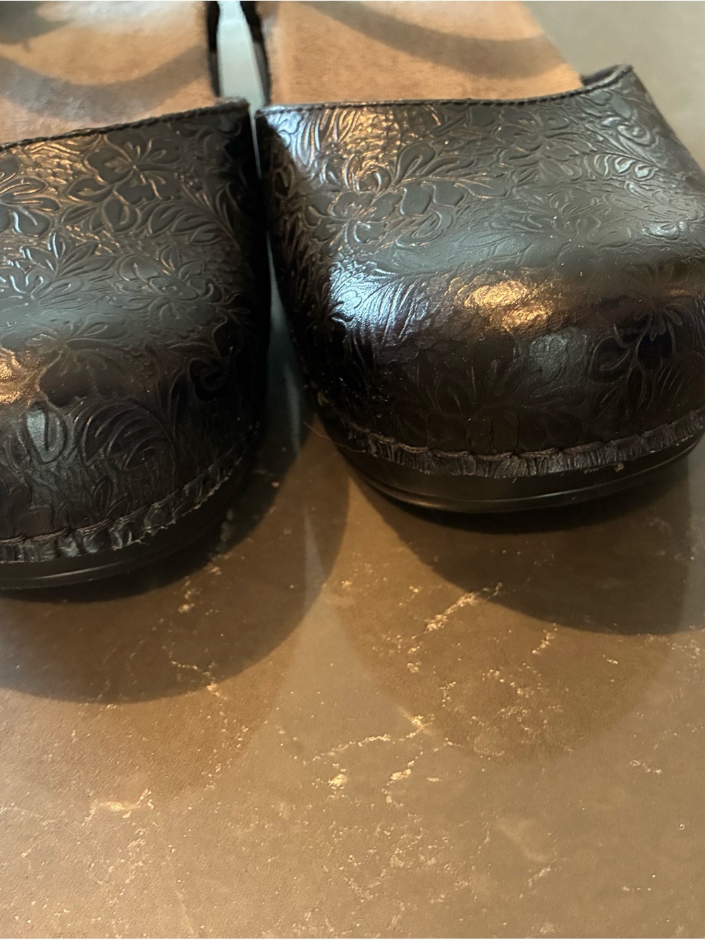Dansko Black Mary Jane Style Clogs